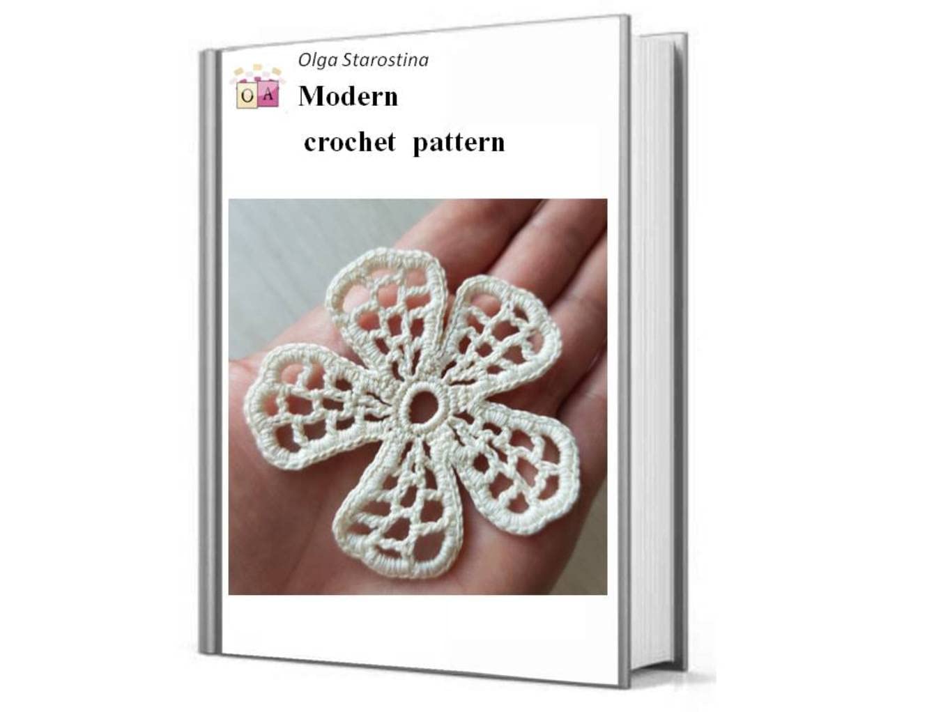 Openwork flower crochet pattern (Modern Irish Crochet Lace Pattern) (English Edition) baixar o livro de graça