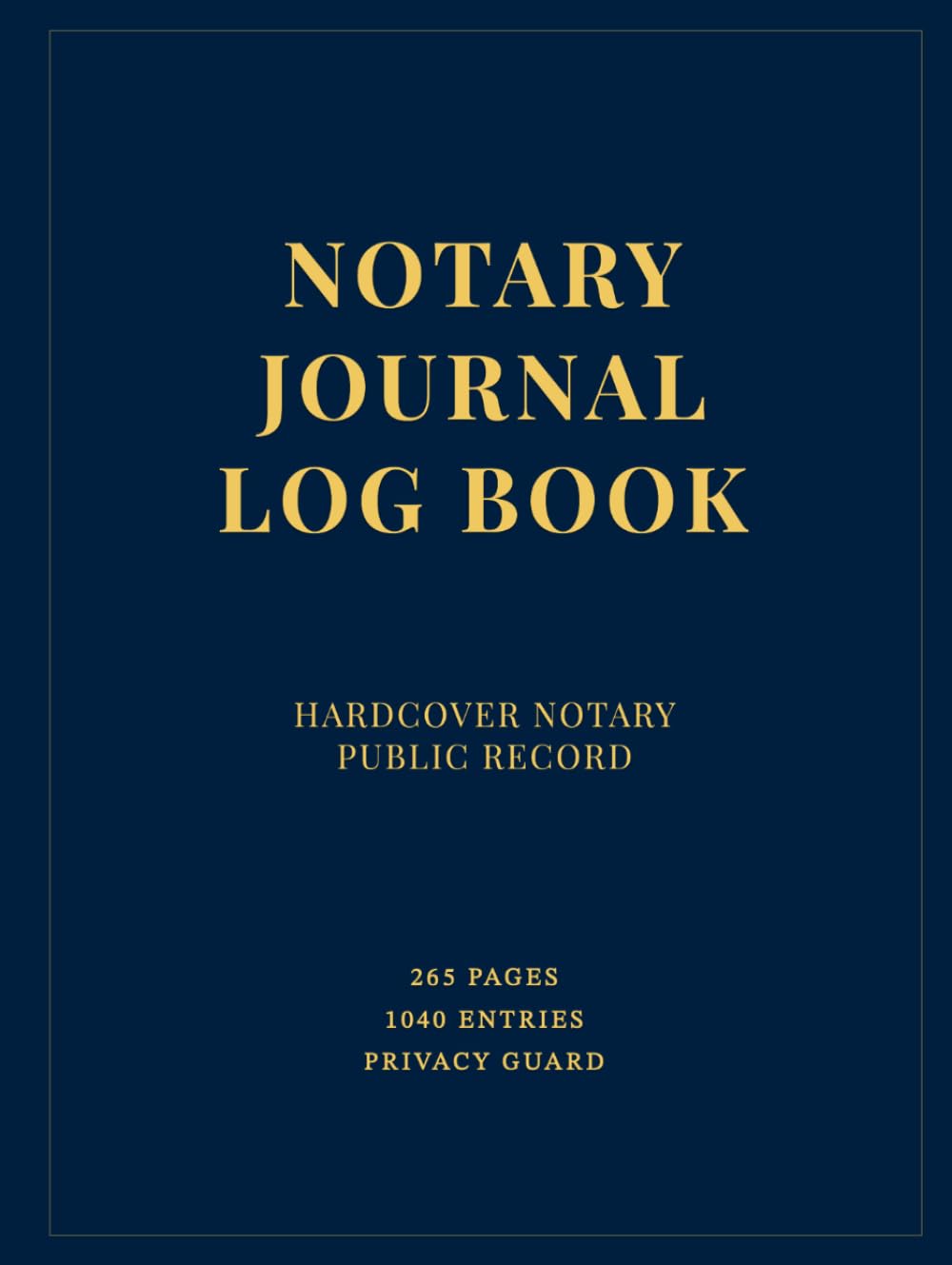 Notary Journal Log Book: Hardcover Notary Public Record | 1040 Entries | Privacy Guard | 265 Pages baixar livro de graça