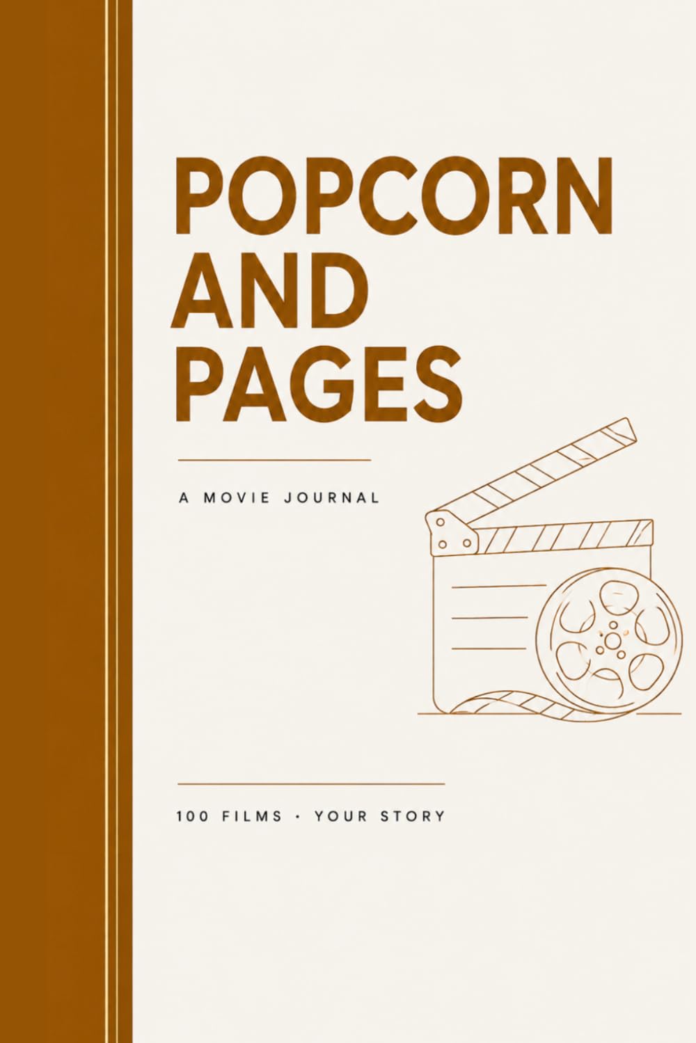 ler totalmente Popcorn & Pages (Book 4 of 4): A Movie Review Journal for Film Lovers