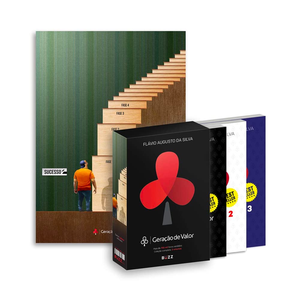 ler totalmente BOX GERAÇÃO DE VALOR - ESCADA: (volumes 1, 2, 3 + pôster exclusivo escada)
