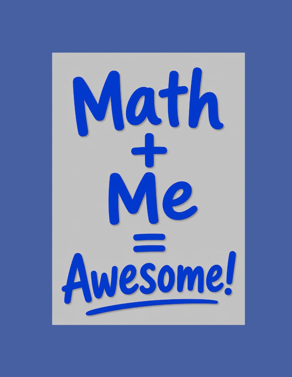 Math Notebook: 100 Pages- A4 Size