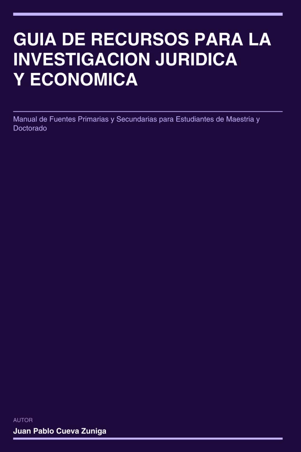 capítulo por capítulo baixar Guía de Recursos para la Investigación Jurídica y Económica: Manual de Fuentes Primarias y Secundarias para Estudiantes de Maestría y Doctorado (Spanish Edition)