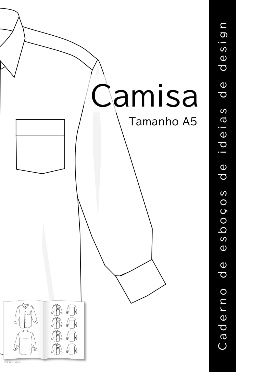 capítulo por capítulo baixar Camisa Caderno de esboços de ideias de design Tamanho A5 (Portuguese Edition)