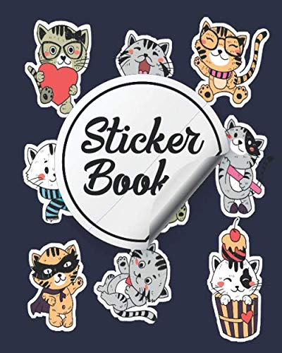 capítulo por capítulo baixar Sticker Book: Beautyfull cat Blank Sticker Book for Kids Stickers Collection book