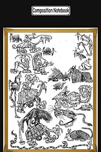 Composition Notebook: Kooky animals Journal Notebook Blank Lined Ruled 6x9 100 Pages