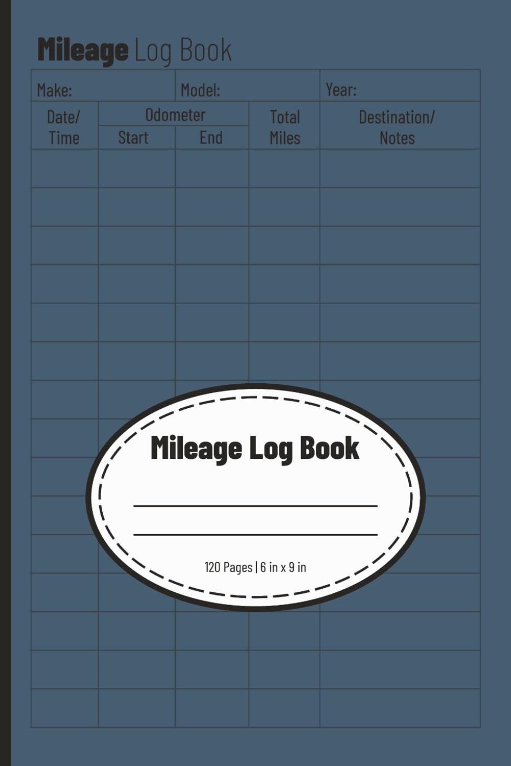 Mileage Log Book: Car Mileage Tracker for Personal or Business Tax Records | Ideal for Self-Employed, Professional Drivers | 6x9-Inch, 120 Pages baixar o livro de graça