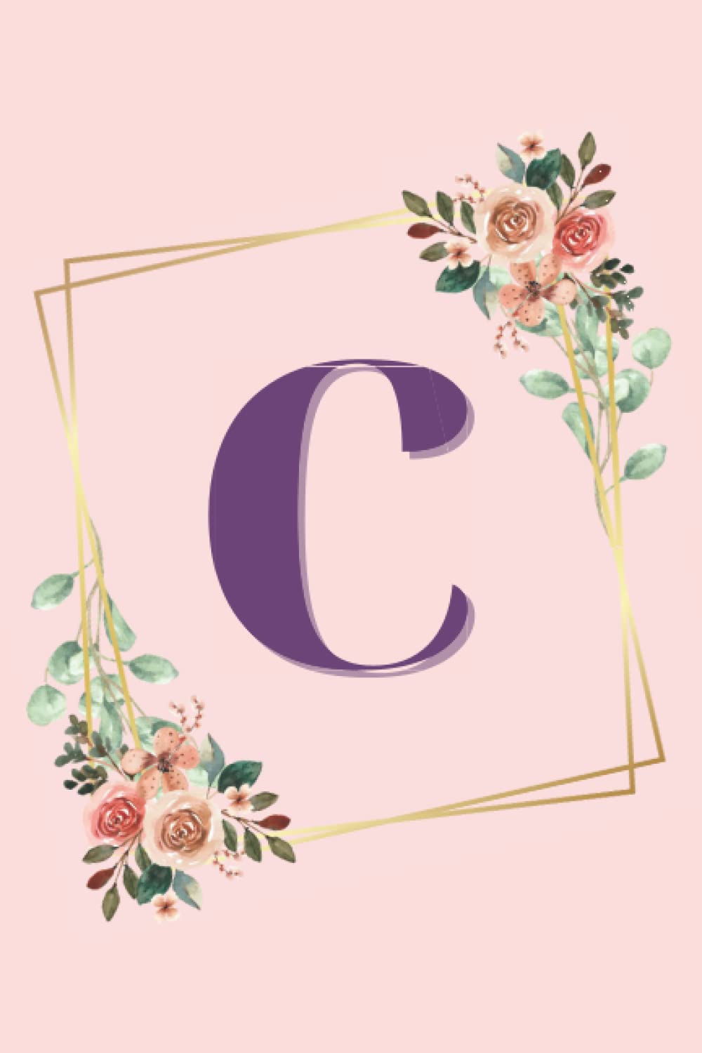 Girl Capital Letter C Alphabet Notebook Stationary Supplies for Kids Teens Girls Woman Journal Women Journaling Scrapbooking Express Your Creativity... Adorable Peach Flower Design Present Gift baixar o livro de graça