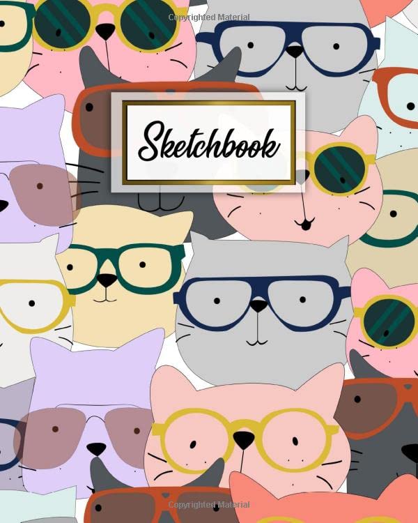 capítulo por capítulo baixar Sketchbook: Cool Workbook & Notebook for Class, Work or Home Use | Journal Book for Drawing, Sketching, Painting or Writing | Funky Kitty Cat Pattern