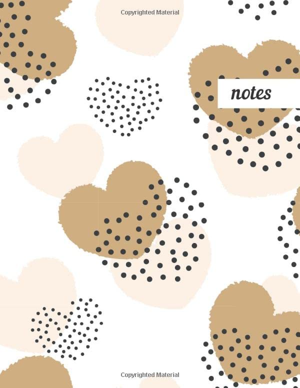 Notes: College Ruled Lined Journal, Cute Golden Pattern Design - Perfect for Office, School, College, Writing & Note Taking - Large 8.5 x 11 inches - 110 Pages baixar livro de graça