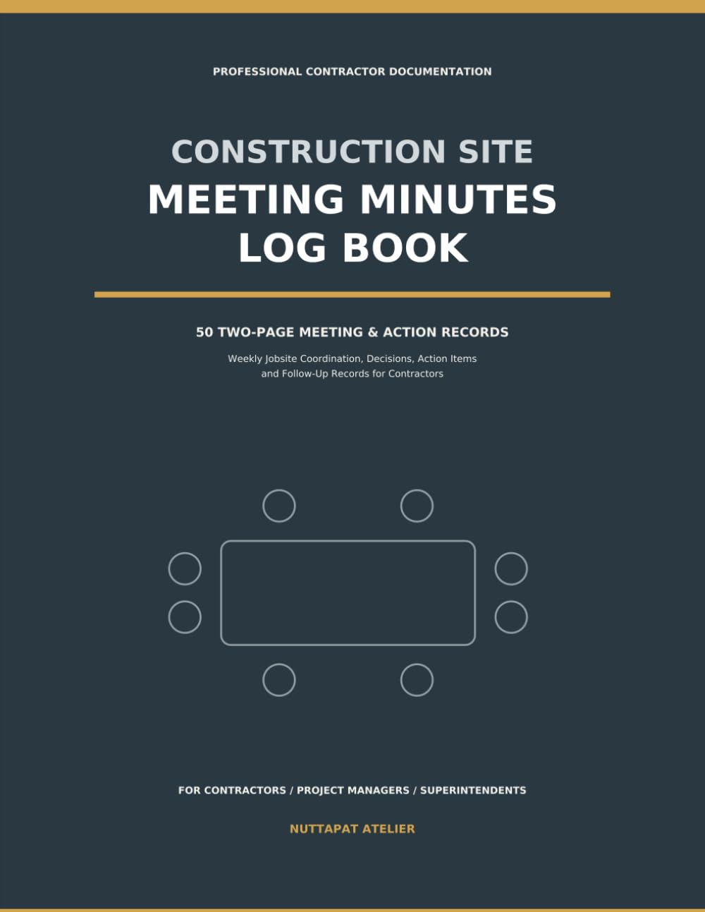 Construction Site Meeting Minutes Log Book: Weekly Jobsite Coordination, Decisions, Action Items and Follow-Up Records for Contractors baixar o livro de graça