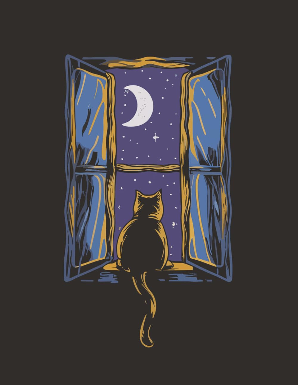 Cute Celestial Cat Notebook: Aesthetic Journaling Notebook | Black Cat Journal | Celestial Cat Lined Notebook | 100 pages | 8.5x11 inches baixar o livro de graça