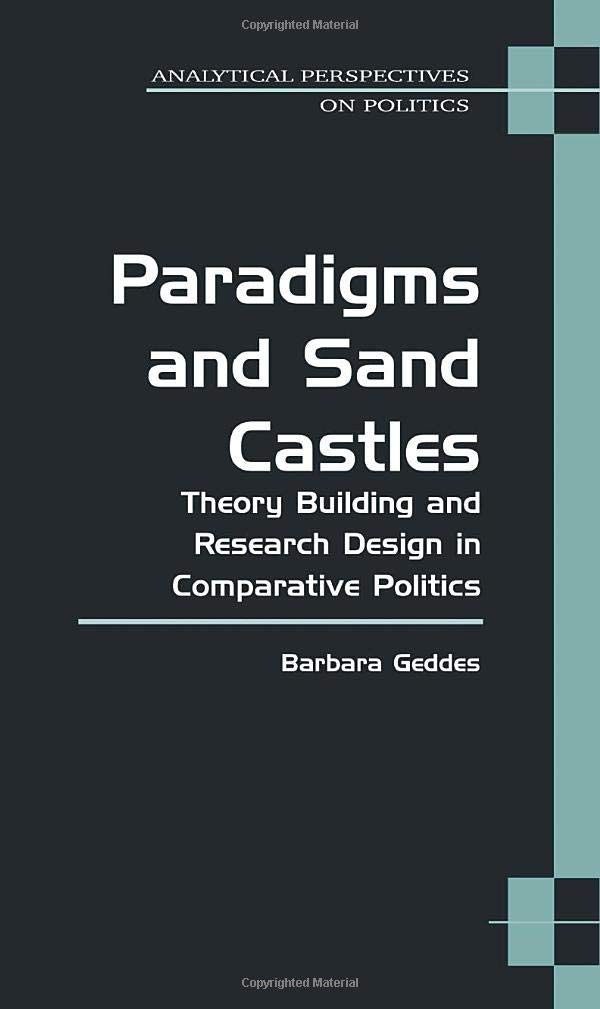 Paradigms and Sand Castles: Theory Building and Research Design in Comparative Politics baixar o livro de graça