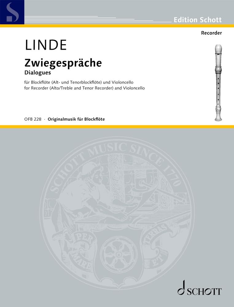 Linde: Dialogues for Recorder (Alto/Tenor) and Cello Performing Score baixar o livro de graça
