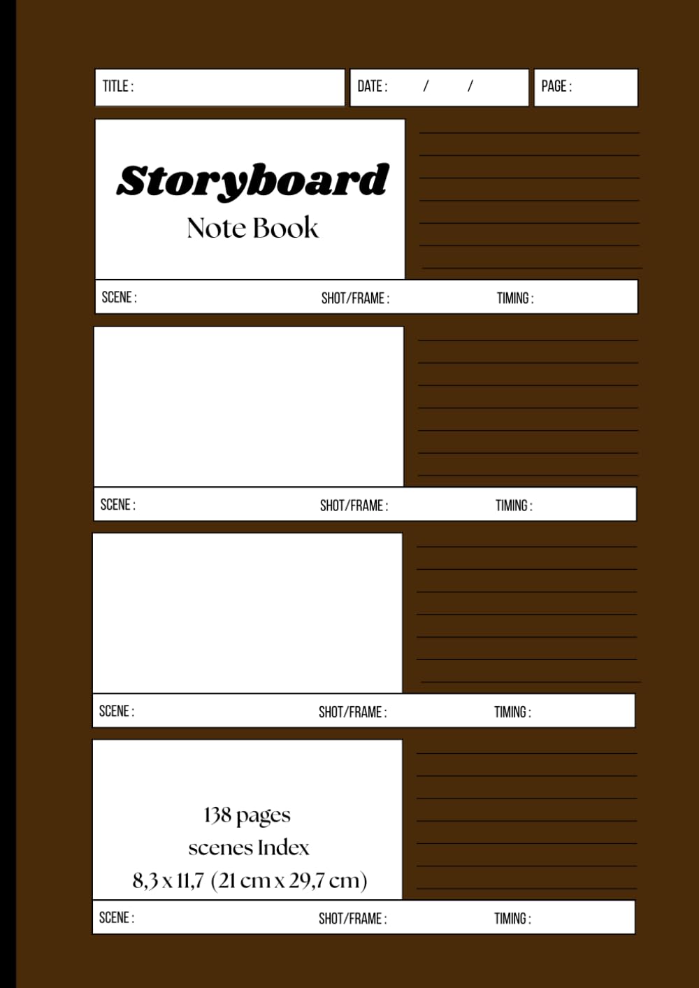 ler totalmente STORYBOARD NOTEBOOK FOR FILMMAKER