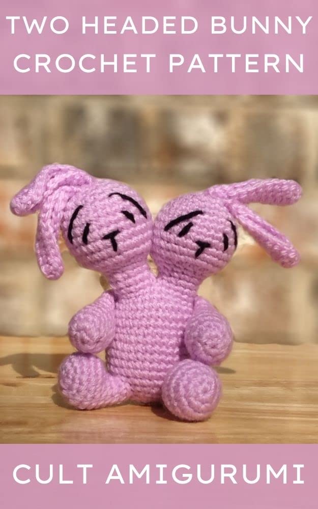 Two Headed Bunny Rabbit: Cult Amigurumi Pattern (English Edition) baixar livro de graça