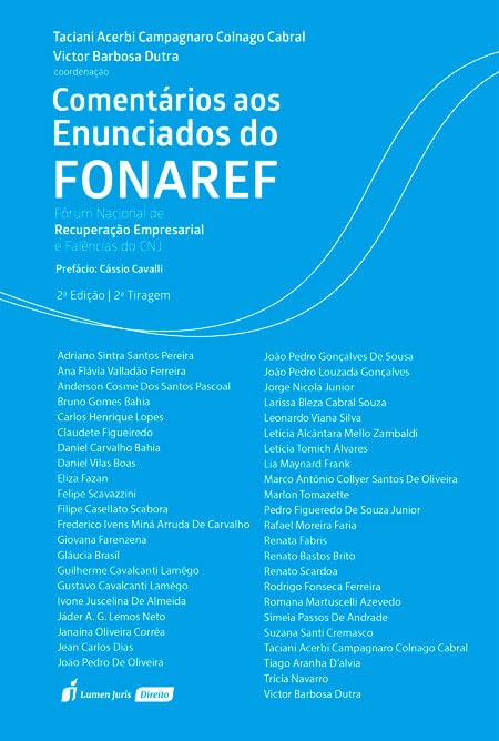 Comentários aos Enunciados do FONAREF - 2ª Ed. - 2ª Tiragem - 2026 baixar livro de graça