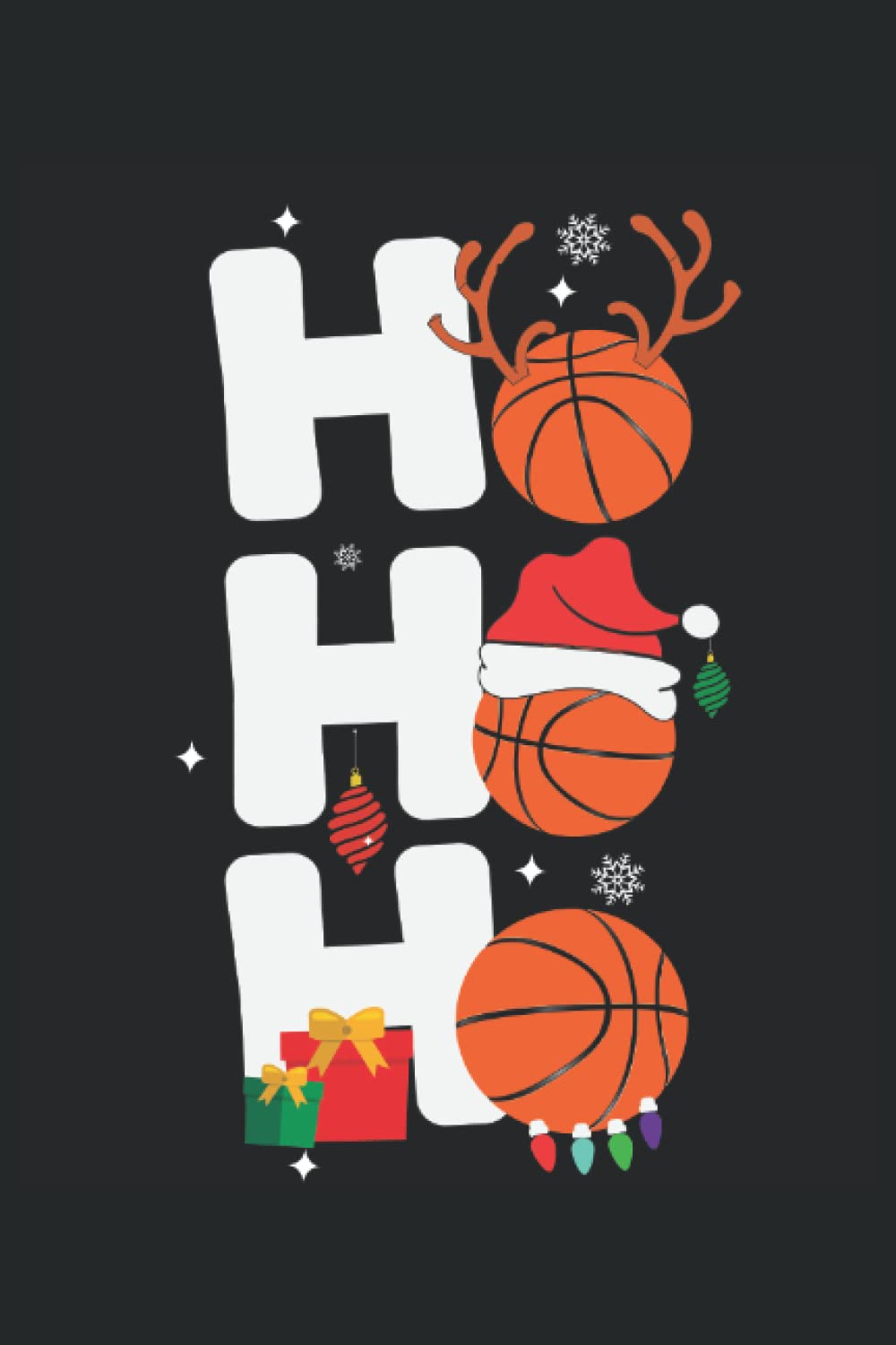 ler totalmente Christmas Basketball Lover Light: 6x9 Notes, Notebook, Journal, Diary 120 Pages