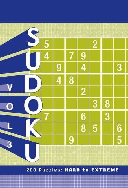 Sudoku, Volume 3: 200 Puzzles: Hard to Extreme baixar o livro de graça