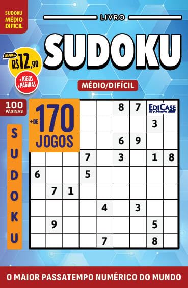 Livro Sudoku ed.44 - 100 págs. - Médio/Difícil: O maior passatempo numérico do mundo baixar o livro de graça