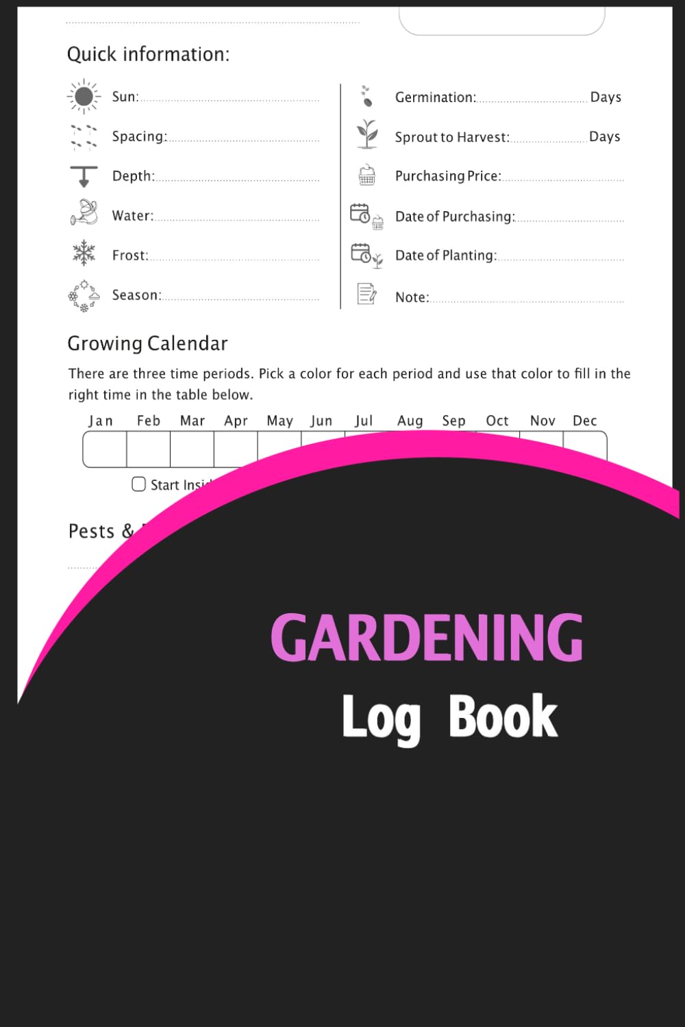 ler totalmente Gardening Log Book: Organizer and Journal to Track Gardening Journey for Women, Men, Mon and Beginners
