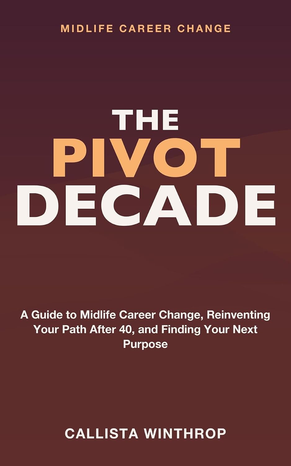 ler totalmente Midlife Career Change: The Pivot Decade - A Guide to Midlife Career Change, Reinventing Your Path After 40, and Finding Purpose in Your Next Career Pivot (English Edition)