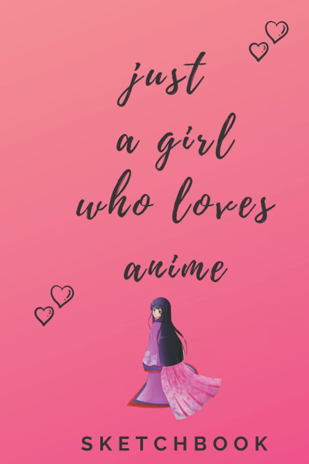 Just a girl who loves anime: Sketchbook gift for girls and people who love art and drawing baixar livro de graça