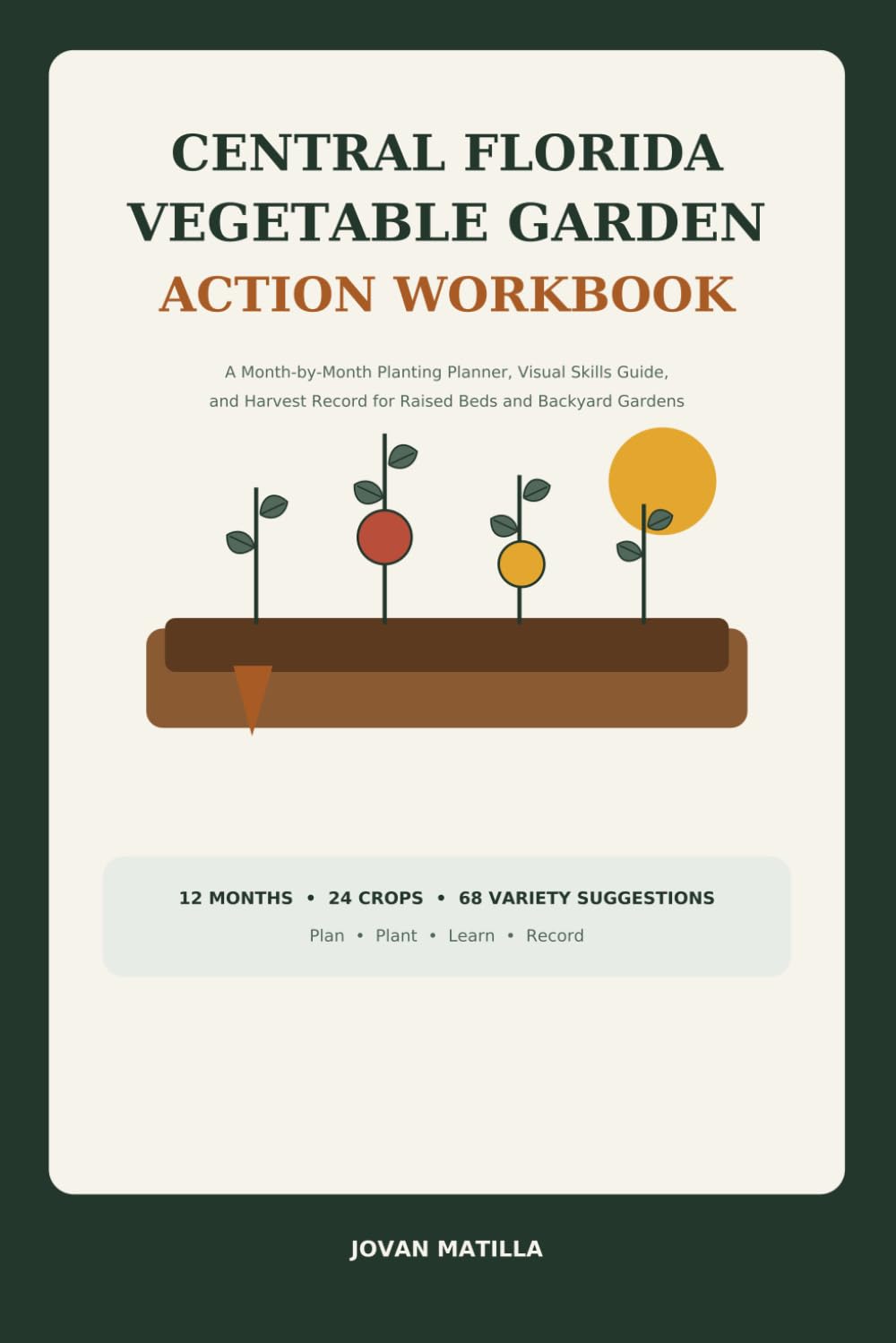 ler totalmente Central Florida Vegtable Garden Action Workbook: A Month-by-Month Planting Planner, Visual Skills Guide, and Harvest Record for Raised Beds and Backyard Gardens