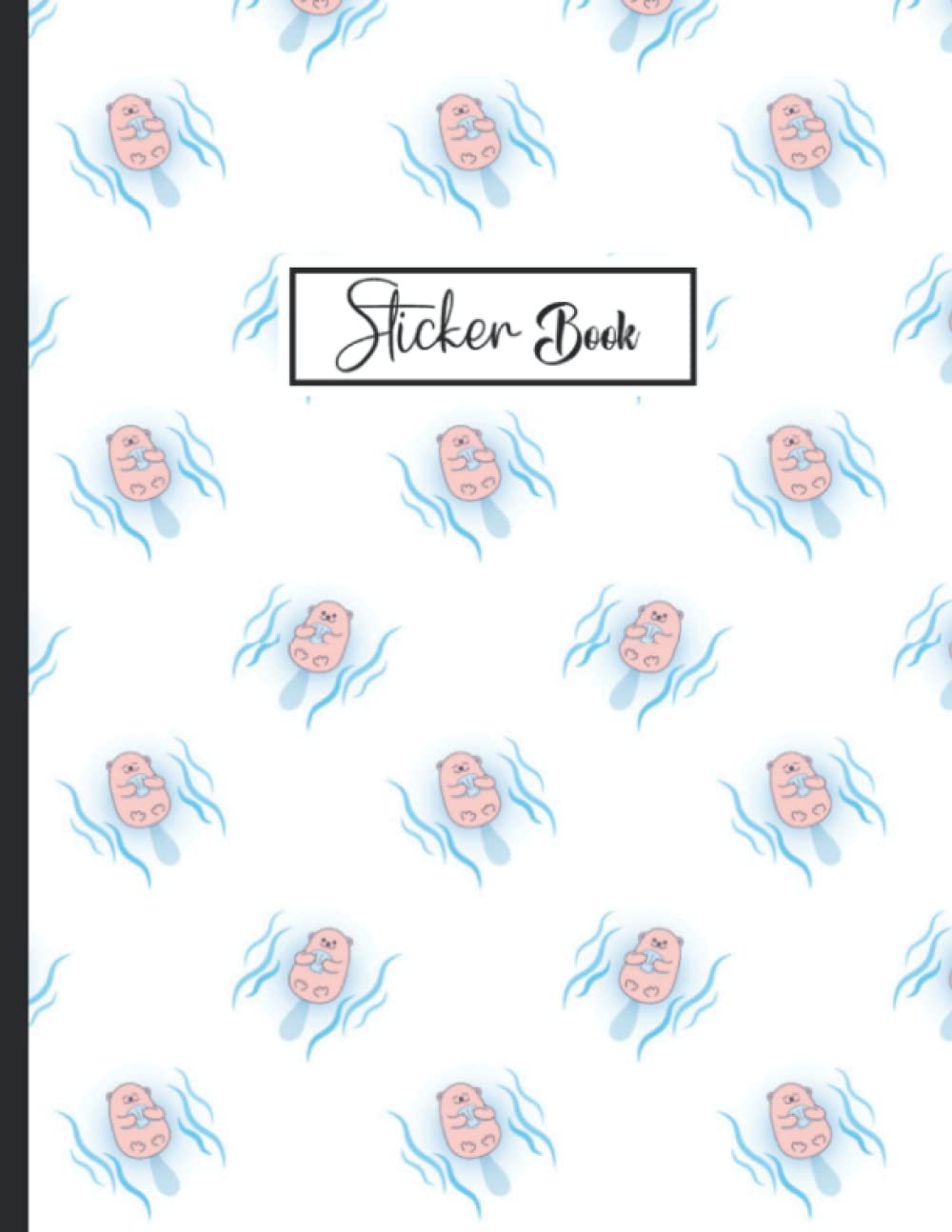 capítulo por capítulo baixar Sticker Book: Cute Sea otter Design Blank Sticker Album Journal pages for Kids Sticker Collection Book.