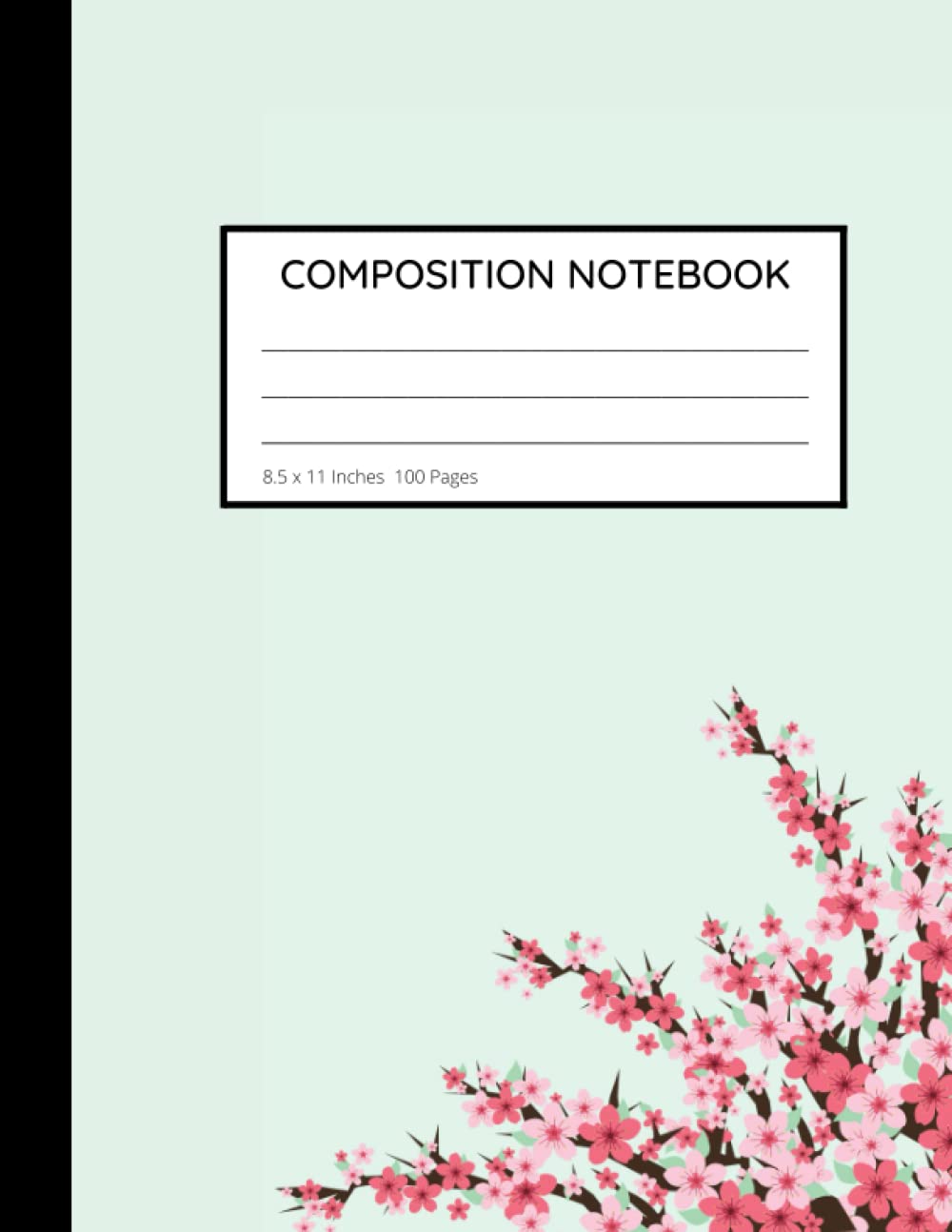 Japanese Cherry blossom Composition Notebook: Wide ruled Pages with Pink Sakura Flowers Pattern for Back to School Writing Pad baixar livro de graça