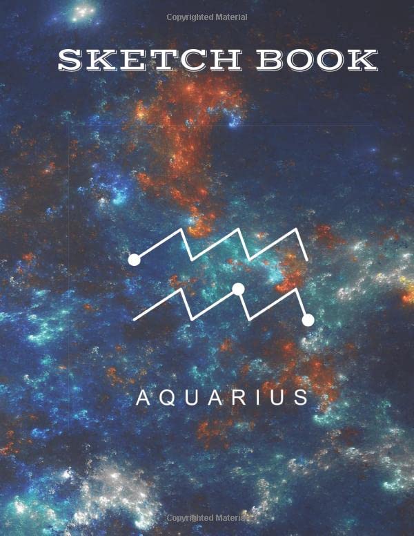 capítulo por capítulo baixar Sketch Book Aquarius: Large Book for Sketching, Drawing, Painting, Writing, Doodling, Brainstorming, 120 Pages, 8.5 x 11 size