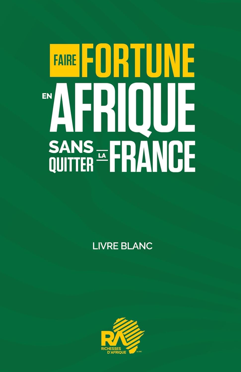 ler totalmente Faire fortune en Afrique sans quitter la France: Livre Blanc (French Edition)