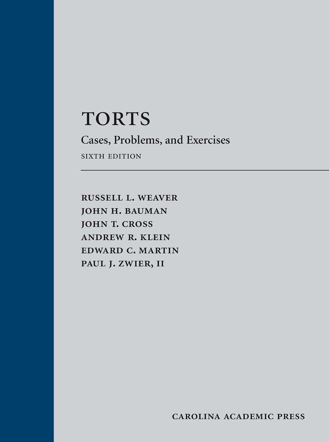 ler totalmente Torts: Cases, Problems, and Exercises, Sixth Edition (English Edition)