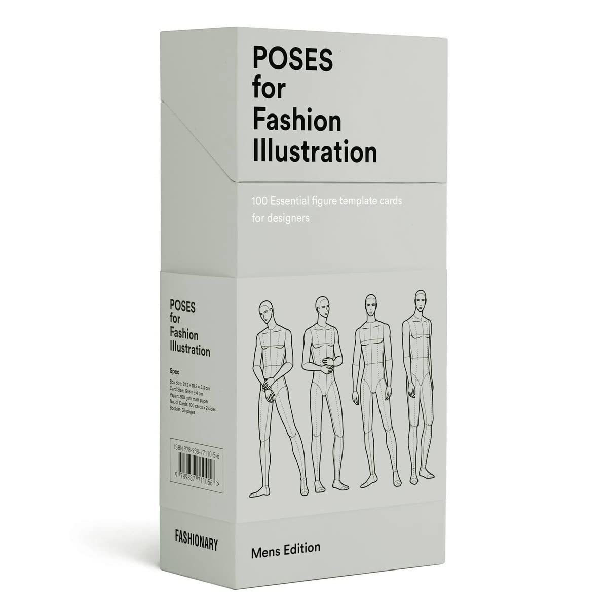 ler totalmente Poses for Fashion Illustration - Mens (Card Box)