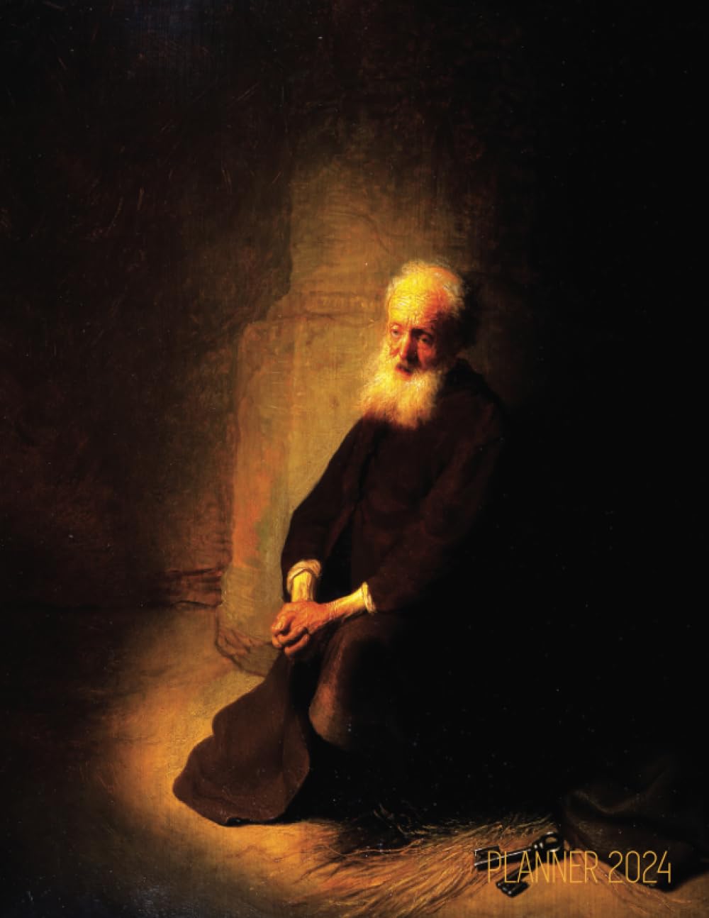 Rembrandt Monthly Planner 2024: Saint Peter in Prison Daily Organizer: January–December | Artistic Dutch Master Painting baixar livro de graça