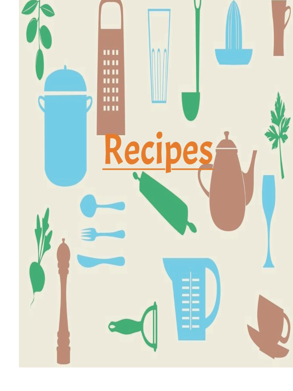 Recipes, Blank Cook Book, Write Your Own Recipes, Fun Cook Book baixar livro de graça