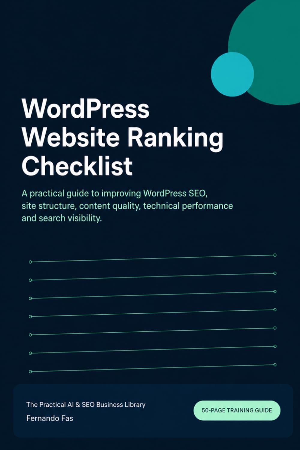 capítulo por capítulo baixar WordPress Website Ranking Checklist: A practical 100-point guide to improve structure, content, speed, usability and search visibility for WordPress websites.