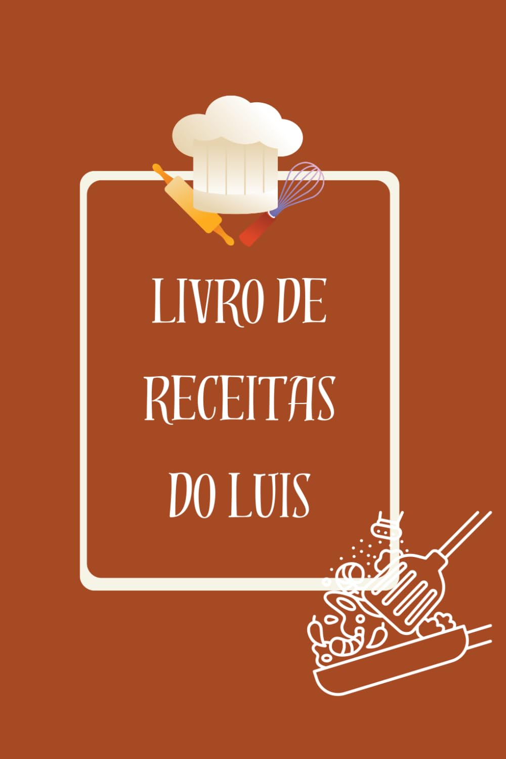Livro para Preencher Personalizado: para apontares e organizares as tuas receitas. Formato A5, 110 páginas (Portuguese Edition) baixar o livro de graça