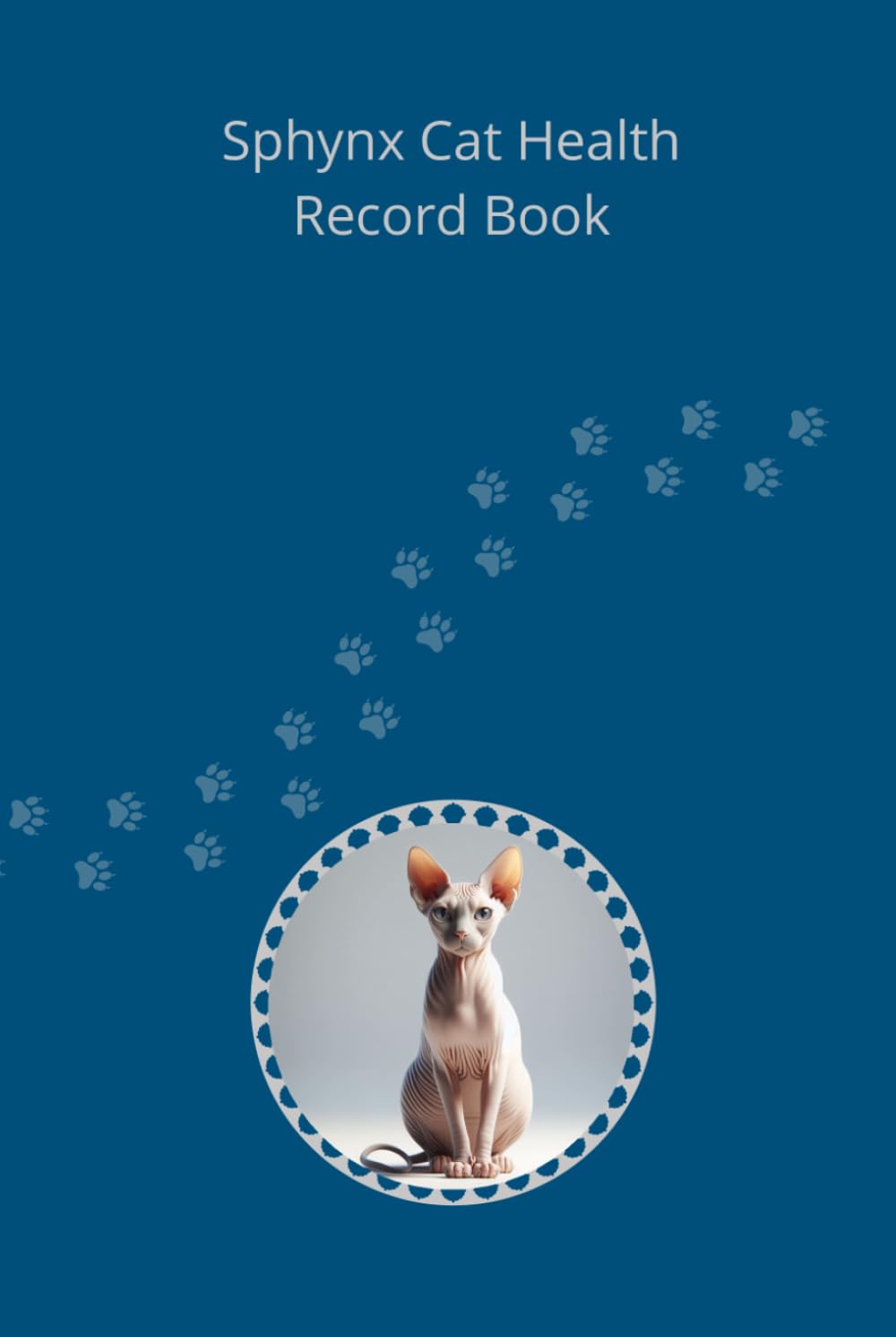 capítulo por capítulo baixar Sphynx Cat Health Record Book: Premium Hardcover Edition for Boy Cats - Silver Details - 101 Pages for Veterinary Visits and Medical Tracking