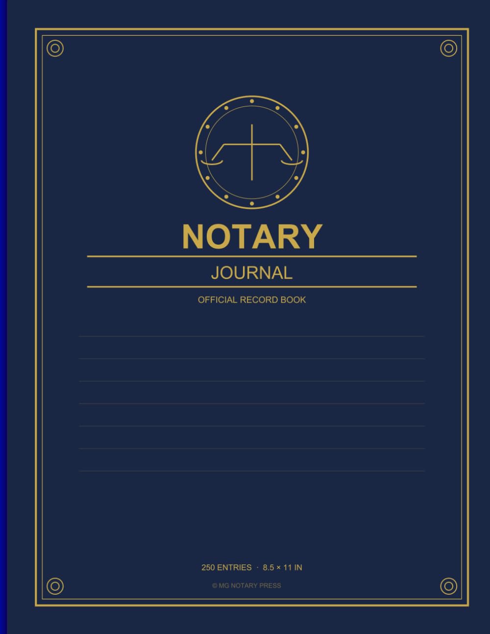 ler totalmente Notary Journal: Professional Logbook for Notarial Acts | Large Format | For Notary Public Men & Women