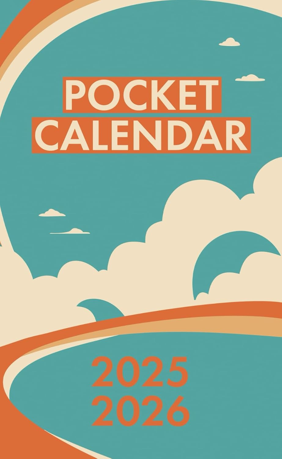 Pocket Calendar 2025-2026 for Purse - Retro v1 | 2 Year Pocket Planner January 2025 - December 2026 | Small Pocket Size 4 x 6.5 baixar o livro de graça