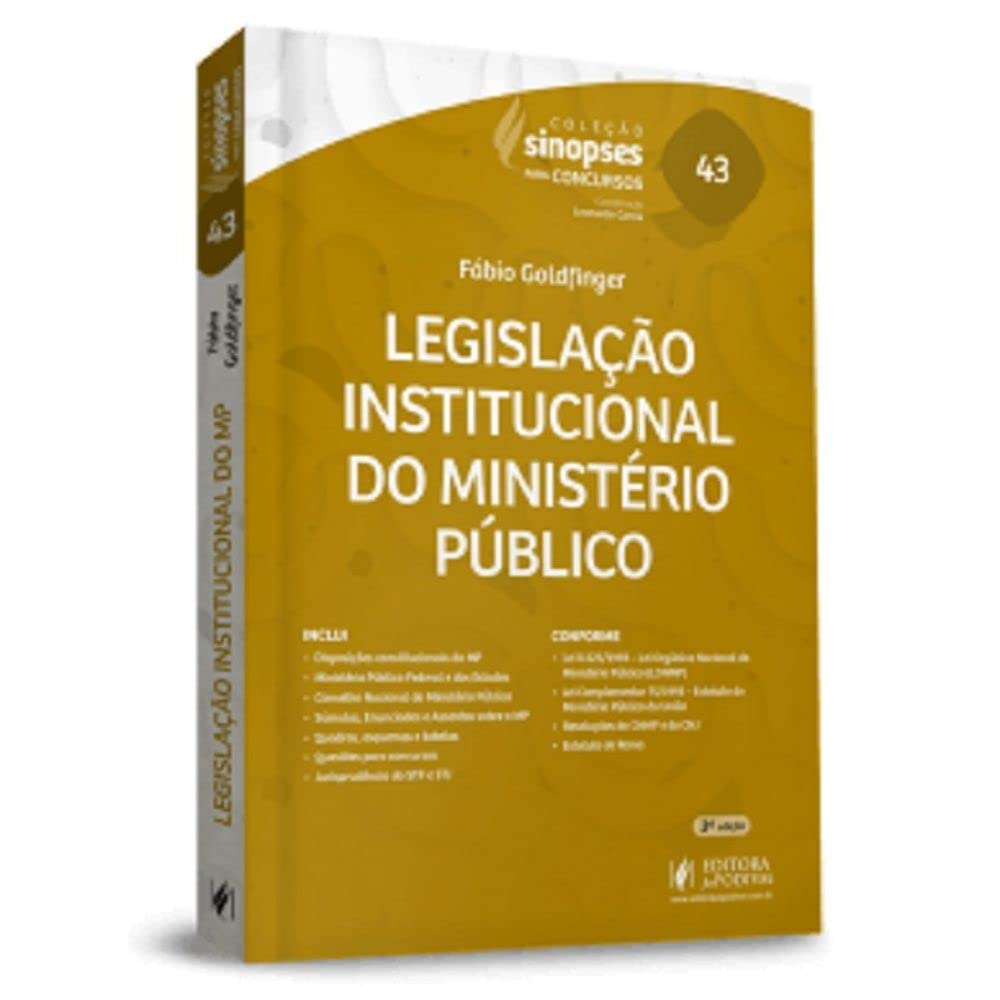 ler totalmente Sinopses Para Concursos - Legislação Institucional do Ministério Público (Volume 43)