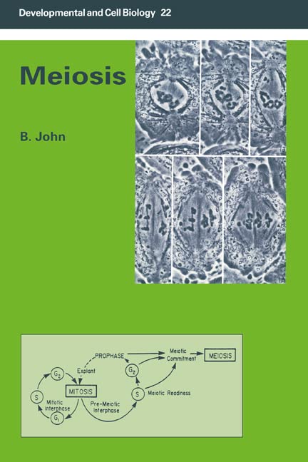 Meiosis (Developmental and Cell Biology Series) (English Edition)