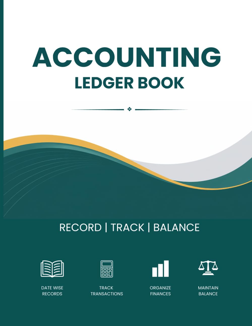 ler totalmente Accounting Ledger Book: Income & Expense Record Book for Small Businesses & Personal Use | 8.5 in x 11 in | 100 Pages