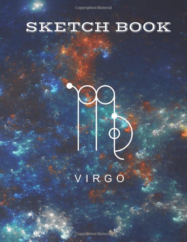 capítulo por capítulo baixar Sketch Book Virgo: Large Book for Sketching, Drawing, Painting, Writing, Doodling, Brainstorming, 120 Pages, 8.5 x 11 size