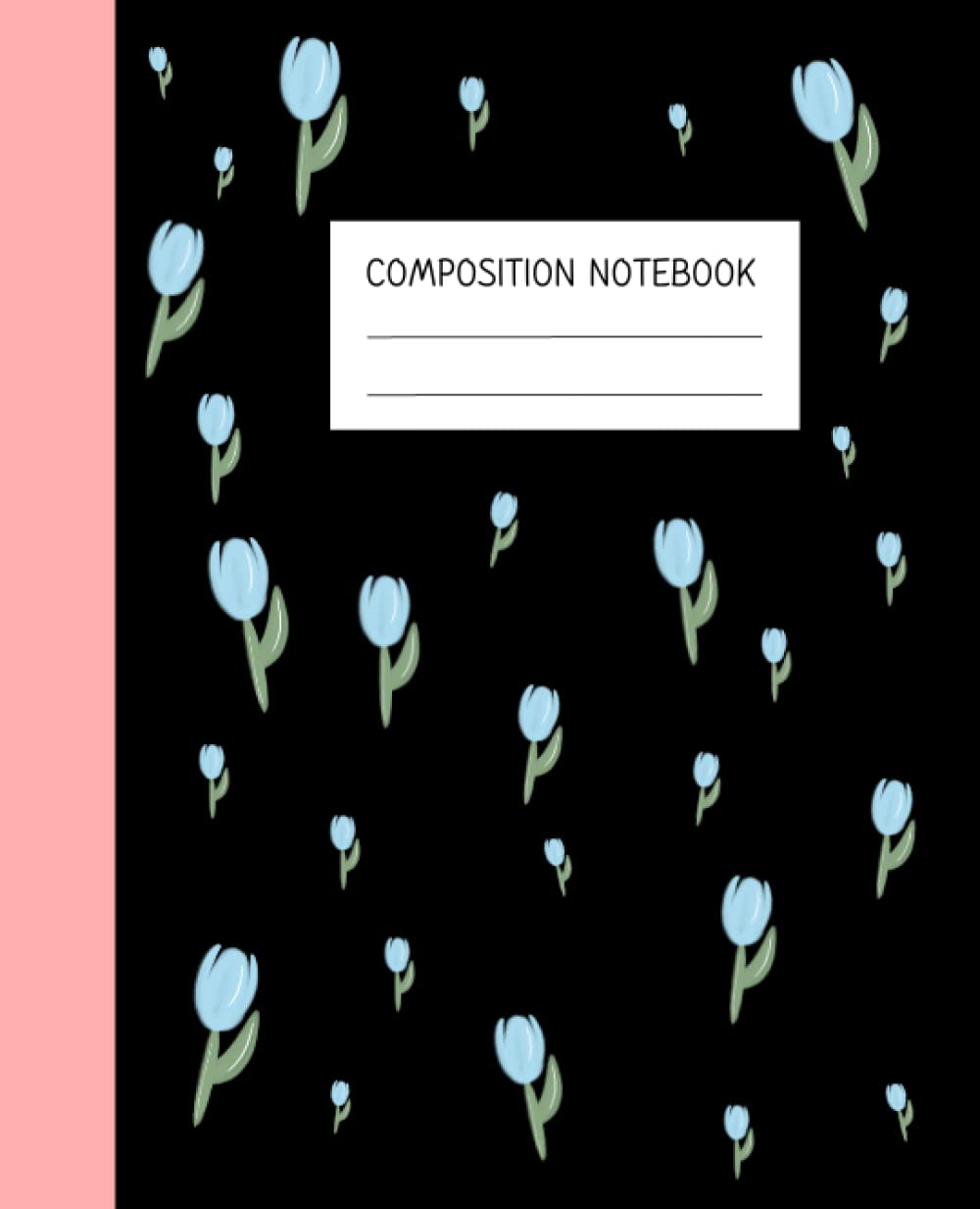 Composition Notebook College Ruled: composition books flowers: Cute Blue Floral Illustration for Girls, Teens, and Women baixar livro de graça