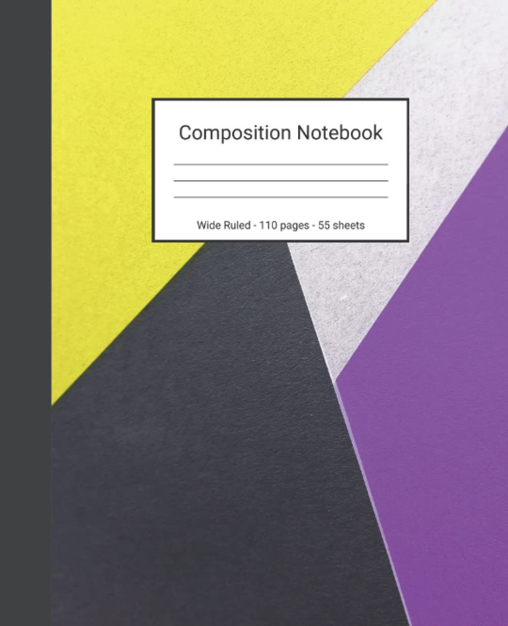 capítulo por capítulo baixar Composition Notebook: Wide Ruled Paper Notebook Journal - Yellow, Black And Purple Colored Art - Blank Wide Lined Workbook