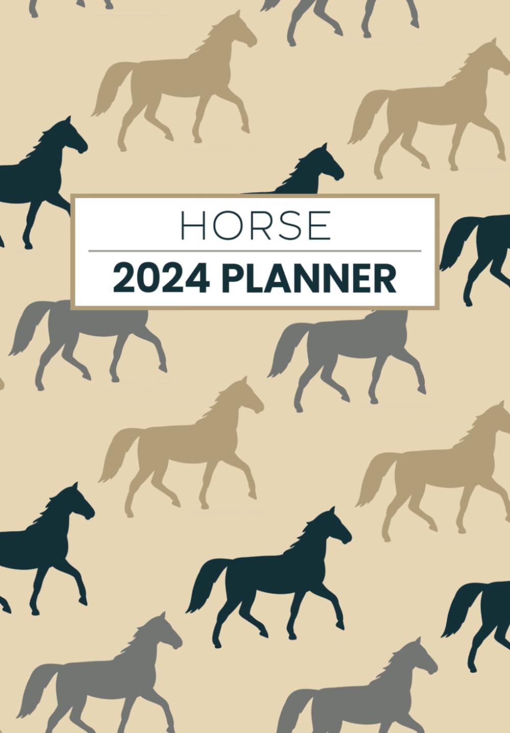 2024 Planner: Horse Themed Daily & Weekly Organiser for Horse Rider or Lover - Cute Equestrian Gift baixar livro de graça