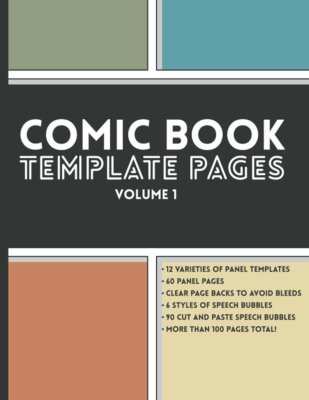 capítulo por capítulo baixar Comic Book Template Pages: Draw your own blank comic book kit for kids and adults / Become your own manga artist with comic book blank panels 8.5 x 11 large and more than 100 pages