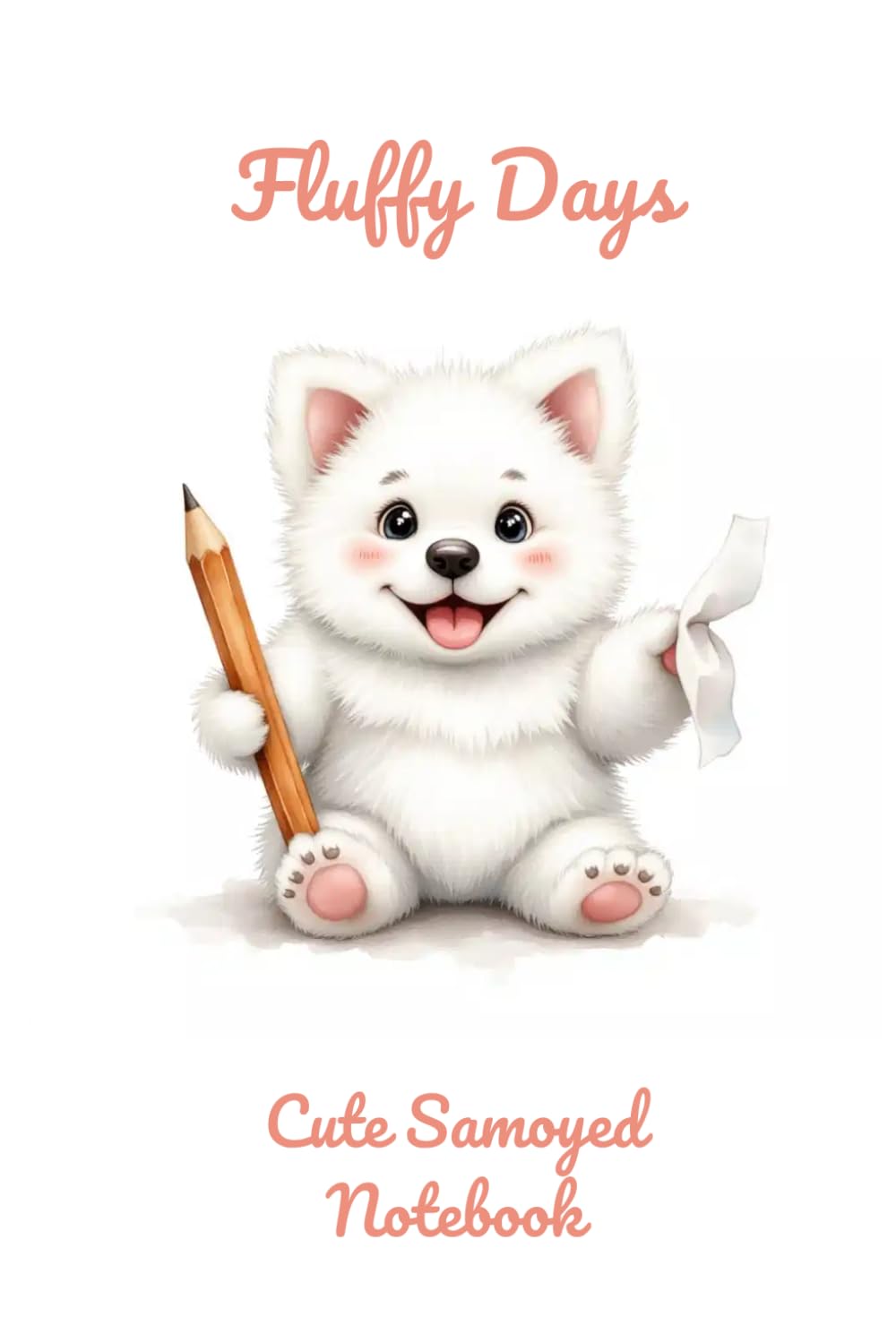 Fluffy Days Cute Samoyed Notebook: Cute Samoyed Graph Paper Notebook baixar o livro de graça