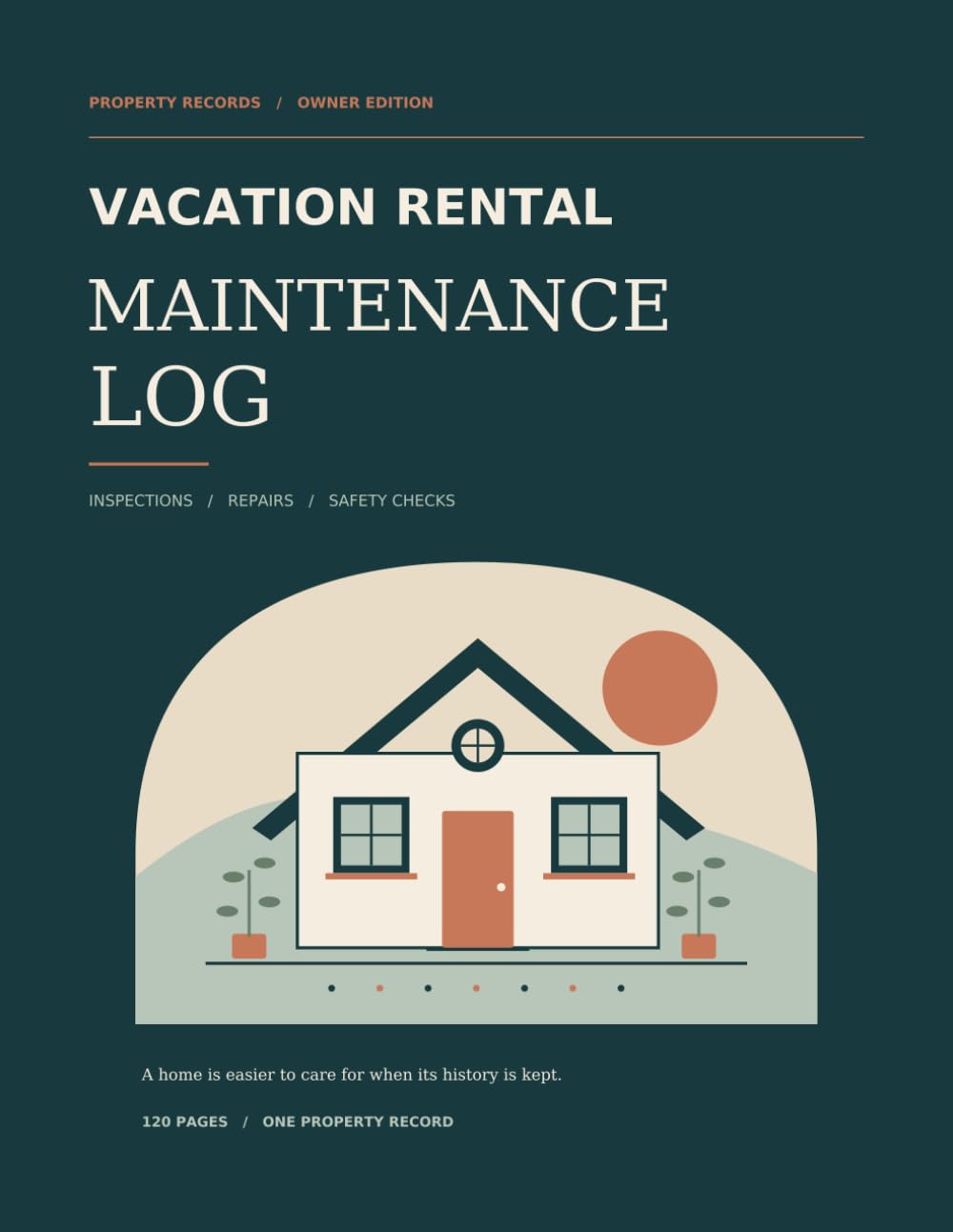 Vacation Rental Maintenance Log: Inspections / Repairs / Safety Checks baixar o livro de graça